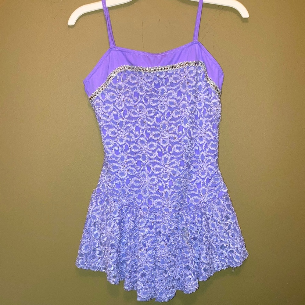 Child’s large baton twirling or ice skating dress
